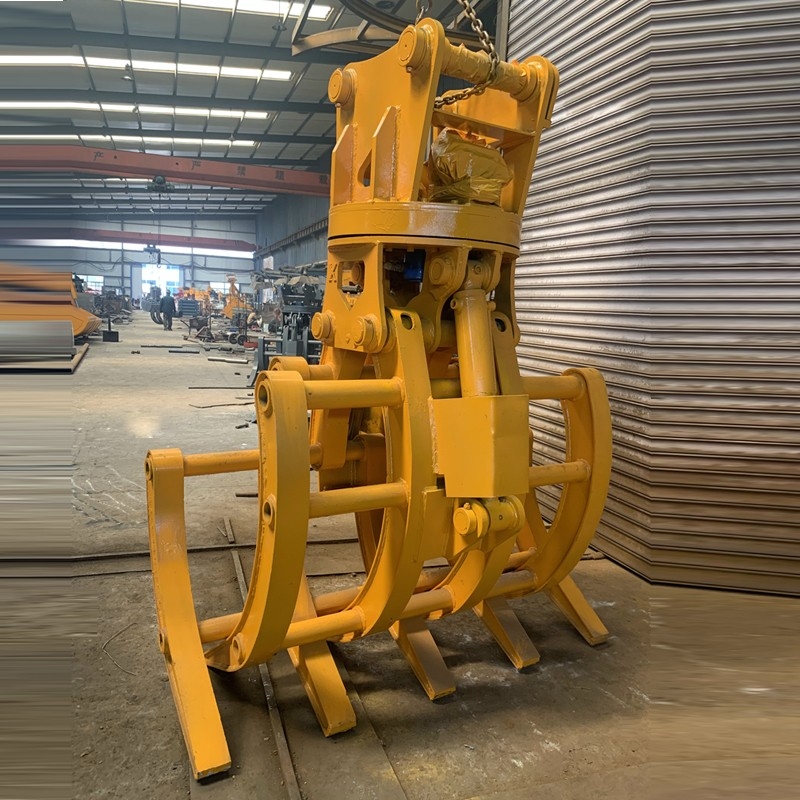 挖機(jī)草捆抓